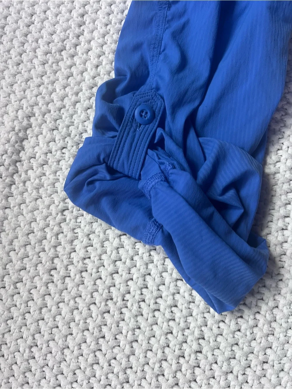 Ivivva Lululemon Dance Studio Pants Girls Blue Capri Rollup Option Size 6